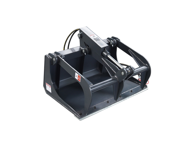 Bewältigen Sie Aufräumarbeiten mit Zuversicht: Lernen Sie den Smooth Bucket Grapple für Mini-Kompaktlader kennen