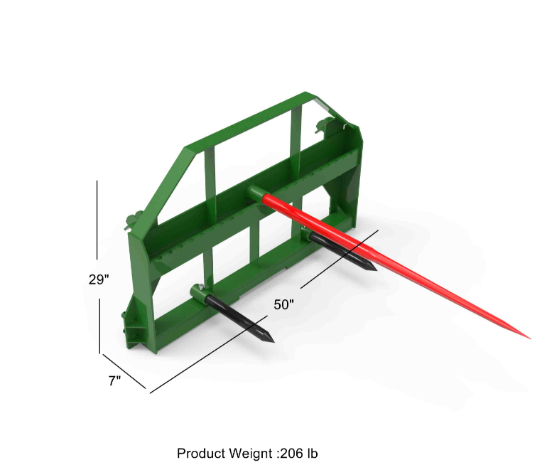 Neues Produkt: Hay Frame Attachment 4500lb Kapazität, passend für John Deere Traktoren